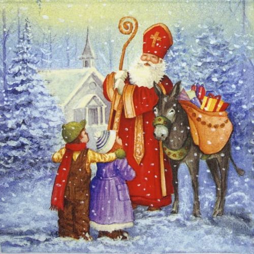 Paper Napkin - Saint Nicholas