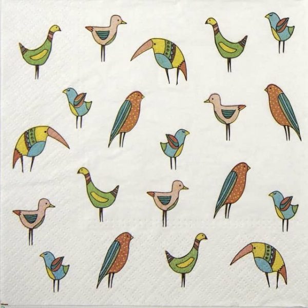Paper Napkin - Bird Friends