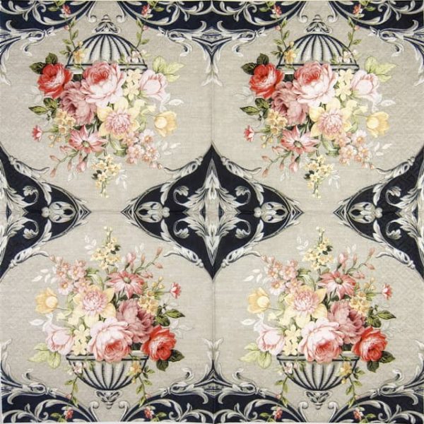 Paper Napkin - Royal Bouquet - Image 2