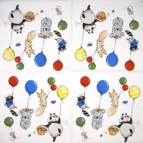 Paper Napkin - Animals Party