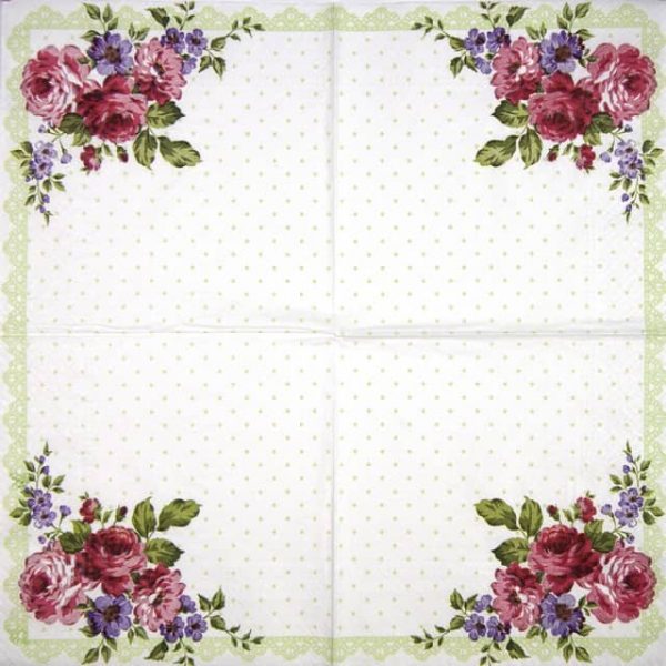 Paper Napkin - Flower Bouquet - Image 2