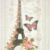 Rice Paper - Eiffel with roses