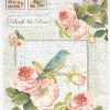Rice Paper - Birds & Roses