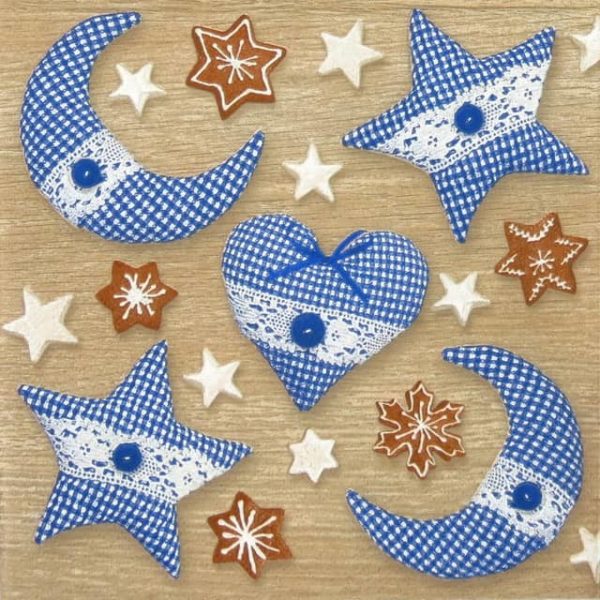 Lunch Napkins (20) - Cottage Love blue