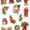 Rice Paper - Christmas Santa with children - R1022_ITD