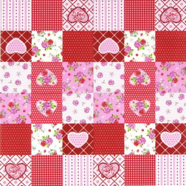 Paper Napkin - Rosy Heart