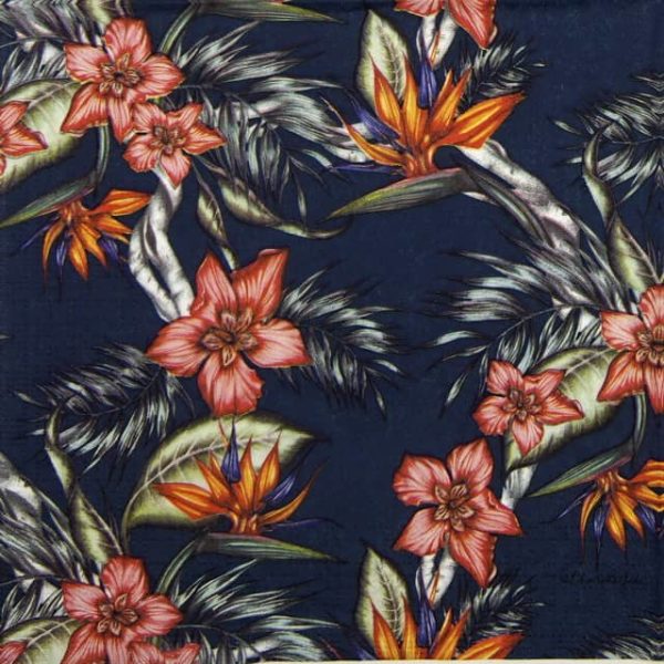 Paper Napkin - Charlotte Jade: Tropical Flowers - Napkin Shop