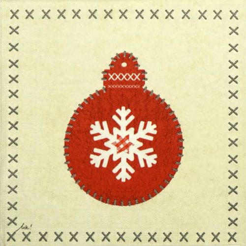 Paper Napkin - Ute Krause: Felt Ornament