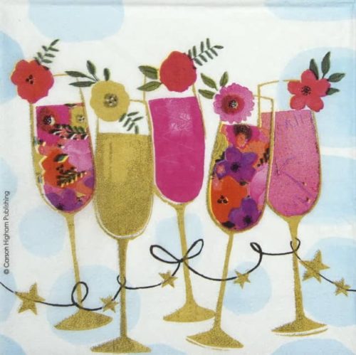 Cocktail Napkins (20) - Carson Higham: Happy Drinks