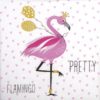 Paper Napkin - Ute Krause: Pretty Flamingo