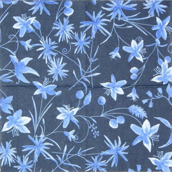 Paper Napkin - Blue Print