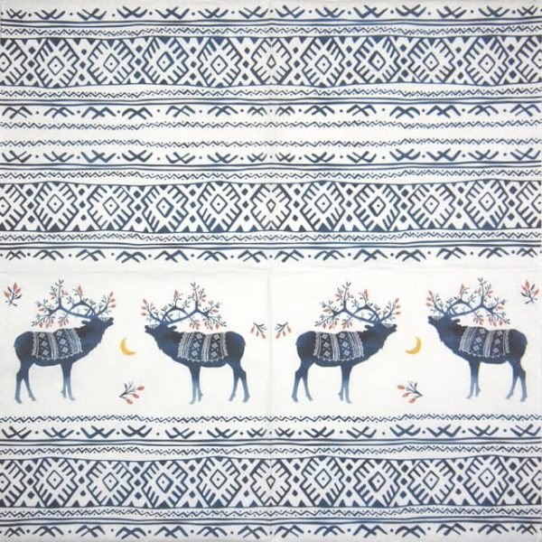 Lunch Napkins (20) - Ethno Deers