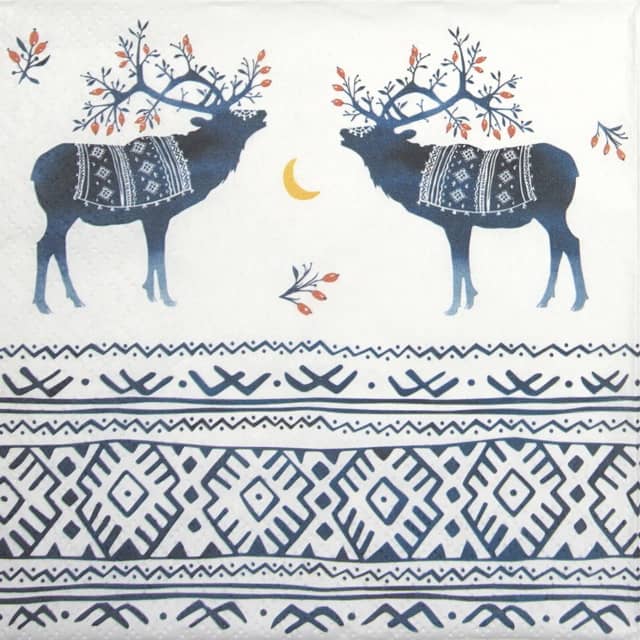 Lunch Napkins (20) - Ethno Deers