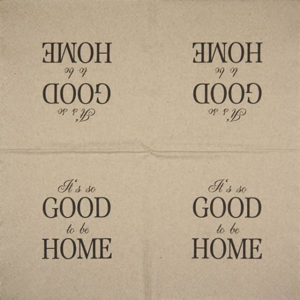 Paper Napkin - We Care Good to be Home