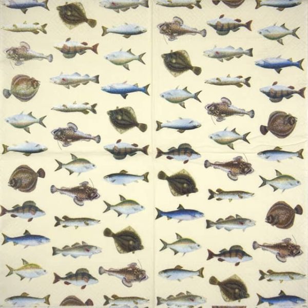 Paper Napkin - Fishes