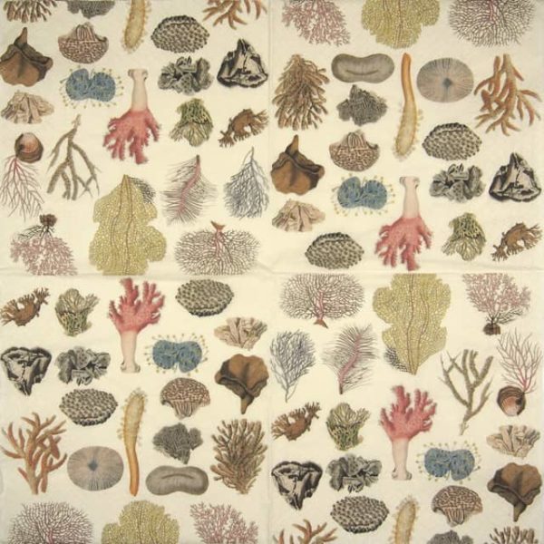 Paper Napkin - Corals