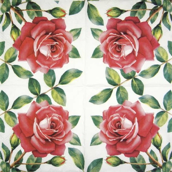 Lunch Napkins (20) - Special Rose