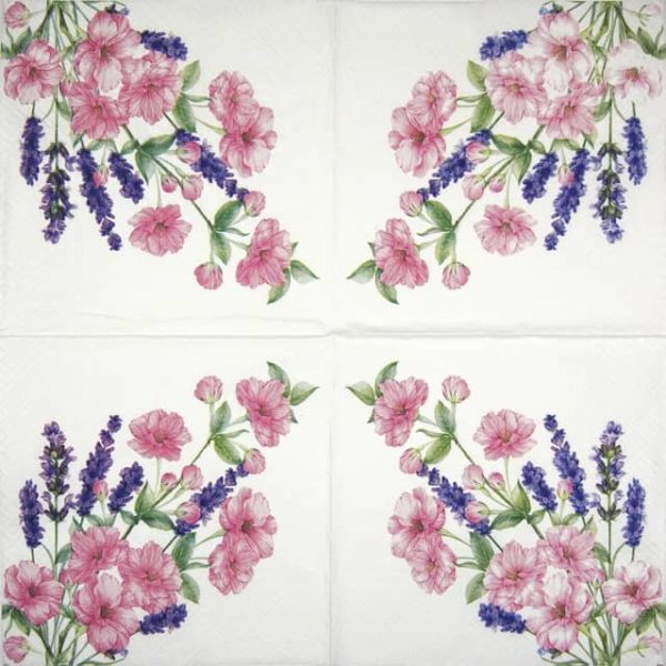 Paper Napkin - Gentle bouquet - Image 2