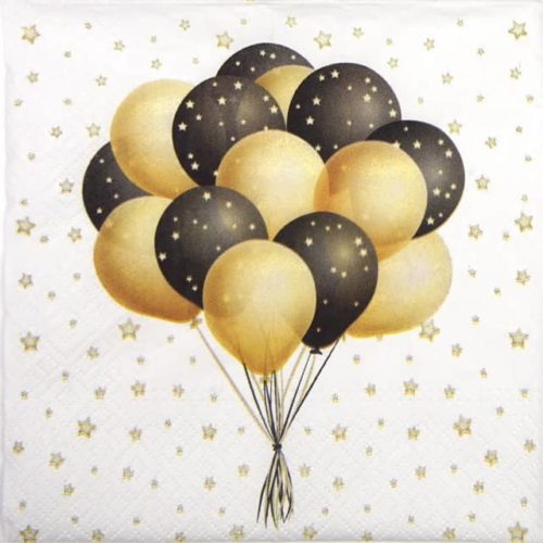 Paper Napkin - Flying Balloons