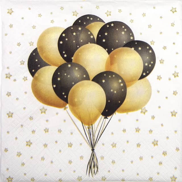 Lunch Napkins (20) - Flying Balloons