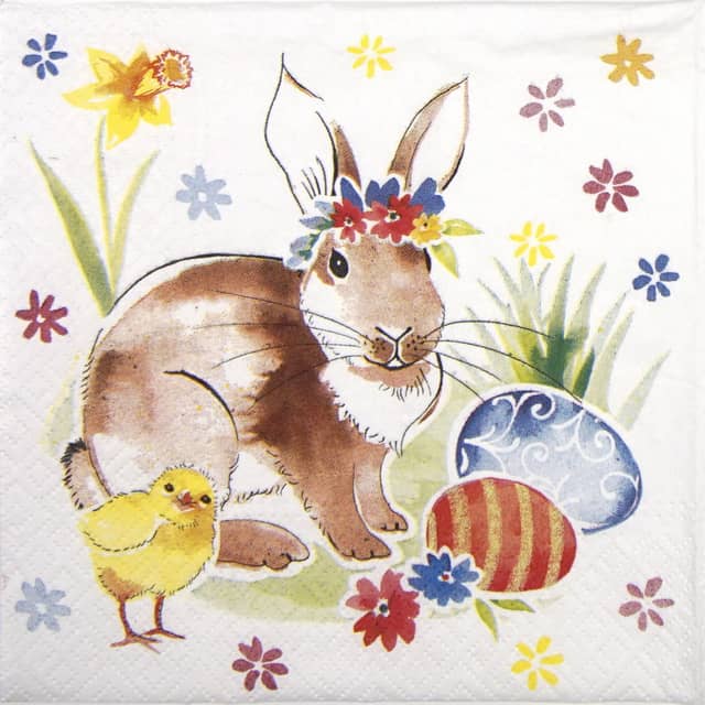 Lunch Napkins (20) - Easter Friends