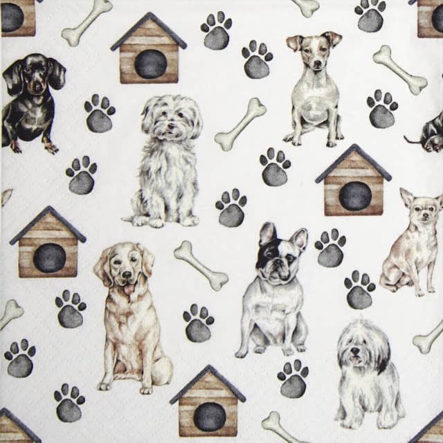 Lunch Napkins (20) - Pet Dogs