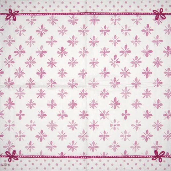 Cocktail Napkin Darcy light rose Napkin Shop