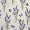 Lunch Napkins (20) - Lavender with love cream