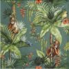 Lunch Napkins (20) - Orangutan green