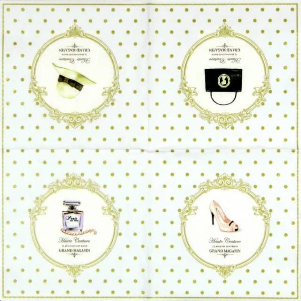 Lunch Napkins (20) - Dots & Fashion - Image 2