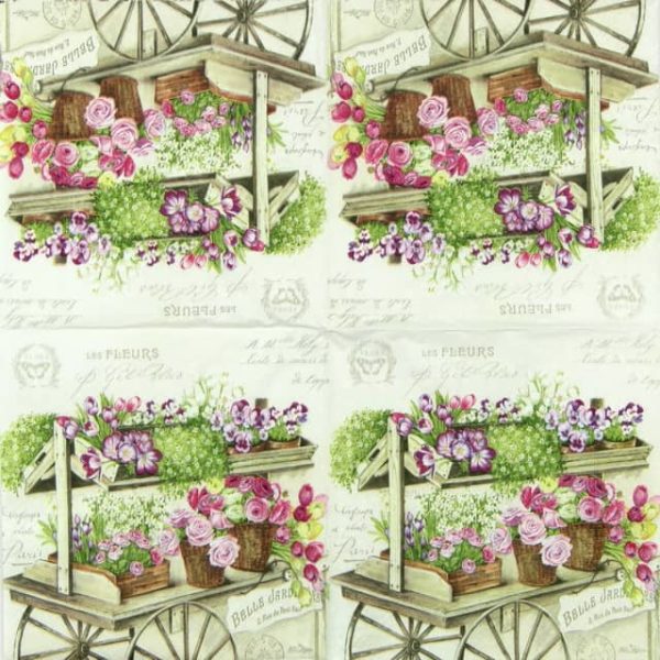 Paper Napkin - Les Fleurs - Image 2