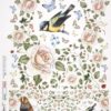 Rice Paper - Birds and Roses - 0077 (22 x 32cm)