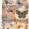 Rice Paper - Postcard Butterflies - 0122 (22 x 32cm)