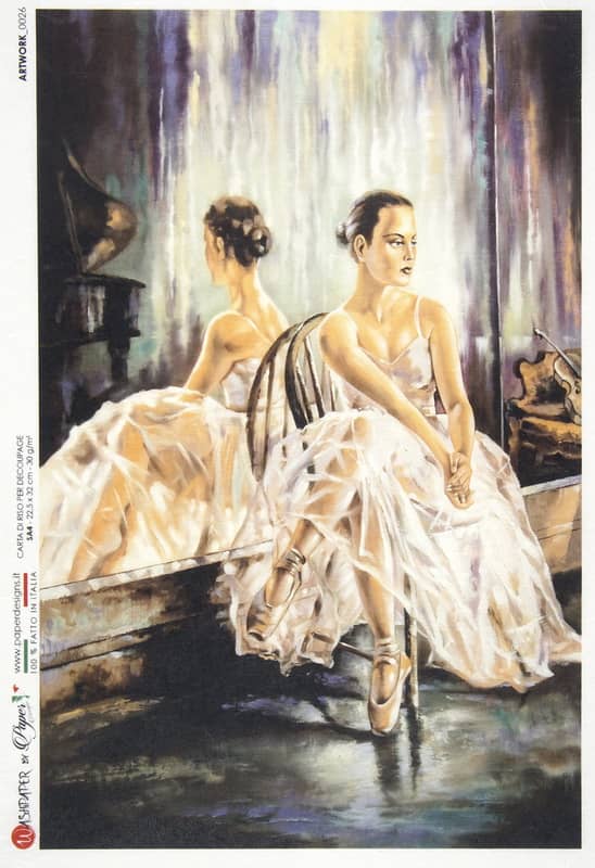 Rice Paper - Ballet Dancer 0026 (22 x 32cm)