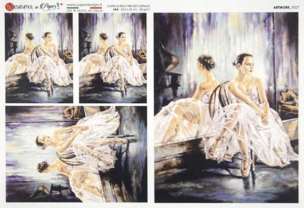Rice Paper - Ballet Dancers 0027