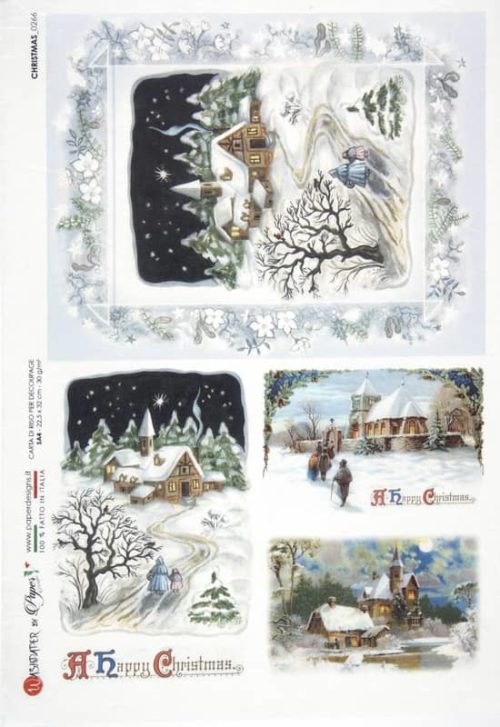 Rice Paper - Christmas 0266 (22 x 32cm)