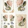 Rice Paper - Small Hydrangeas (22 x 32cm)
