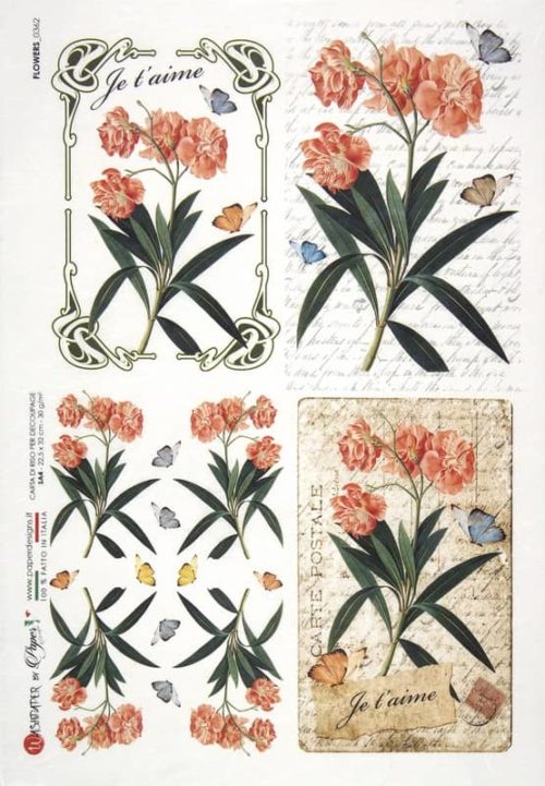 Rice Paper - Oleander