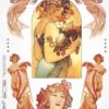 Rice Paper - Mucha: Fruit (22 x 32cm)