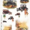 Rice Paper - Classic Cars (22 x 32cm)