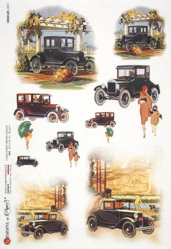 Rice Paper - Classic Cars