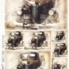 Rice Paper - Old Cars (22 x 32cm)