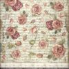 Stamperia A/3 Rice Paper - Passion roses and piano