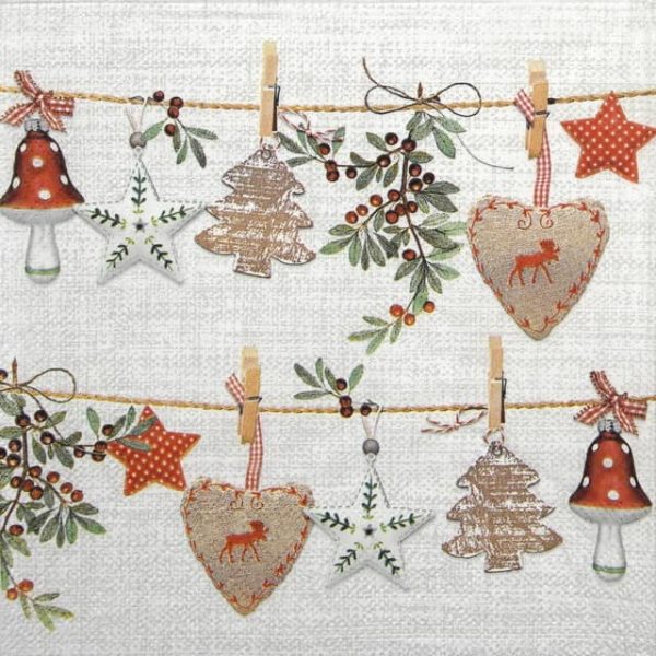 Paper Napkin - Rustical Christmas