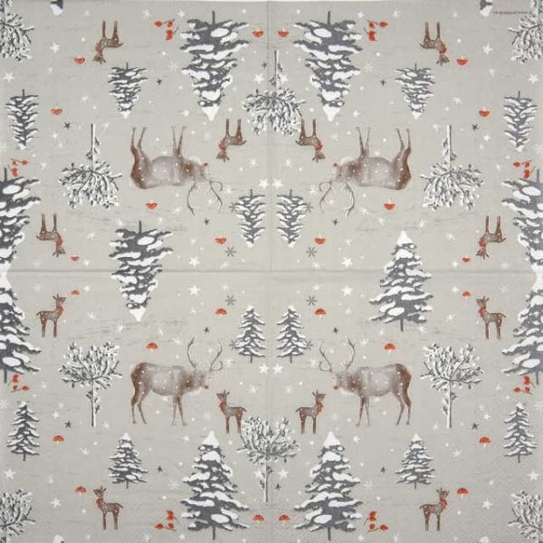 Lunch Napkins (20) - Snow Forest