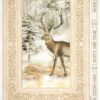 Rice Paper - Deer in forest brown