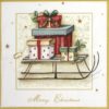 Paper Napkin - Merry Christmas Sleigh