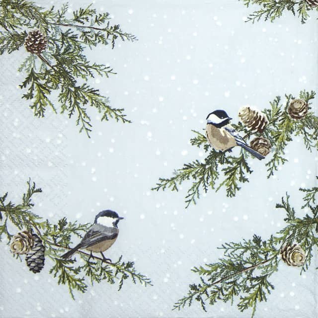 Lunch Napkins (20) - Birds on Branches