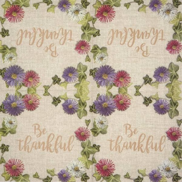 Cocktail Napkins (20) - Be Thankful linen