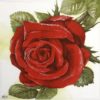 Paper Napkin Big Red Rose